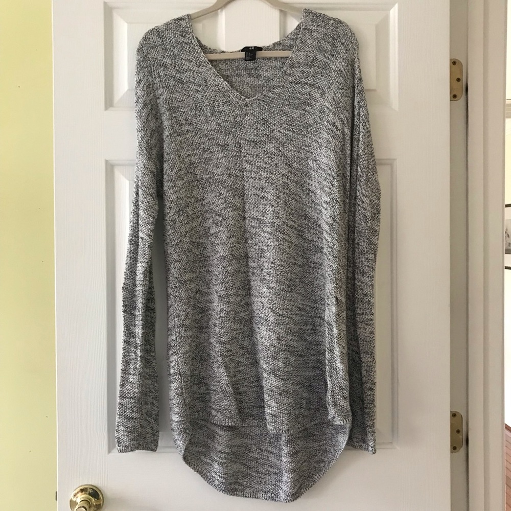 Oversized tunic sweater